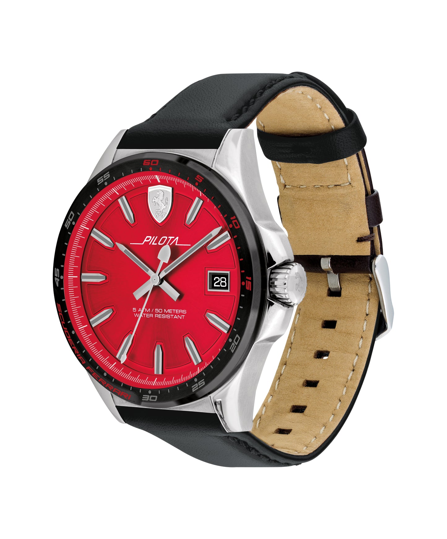 Reloj tendencias de hombre Scuderia Ferrari esfera roja
