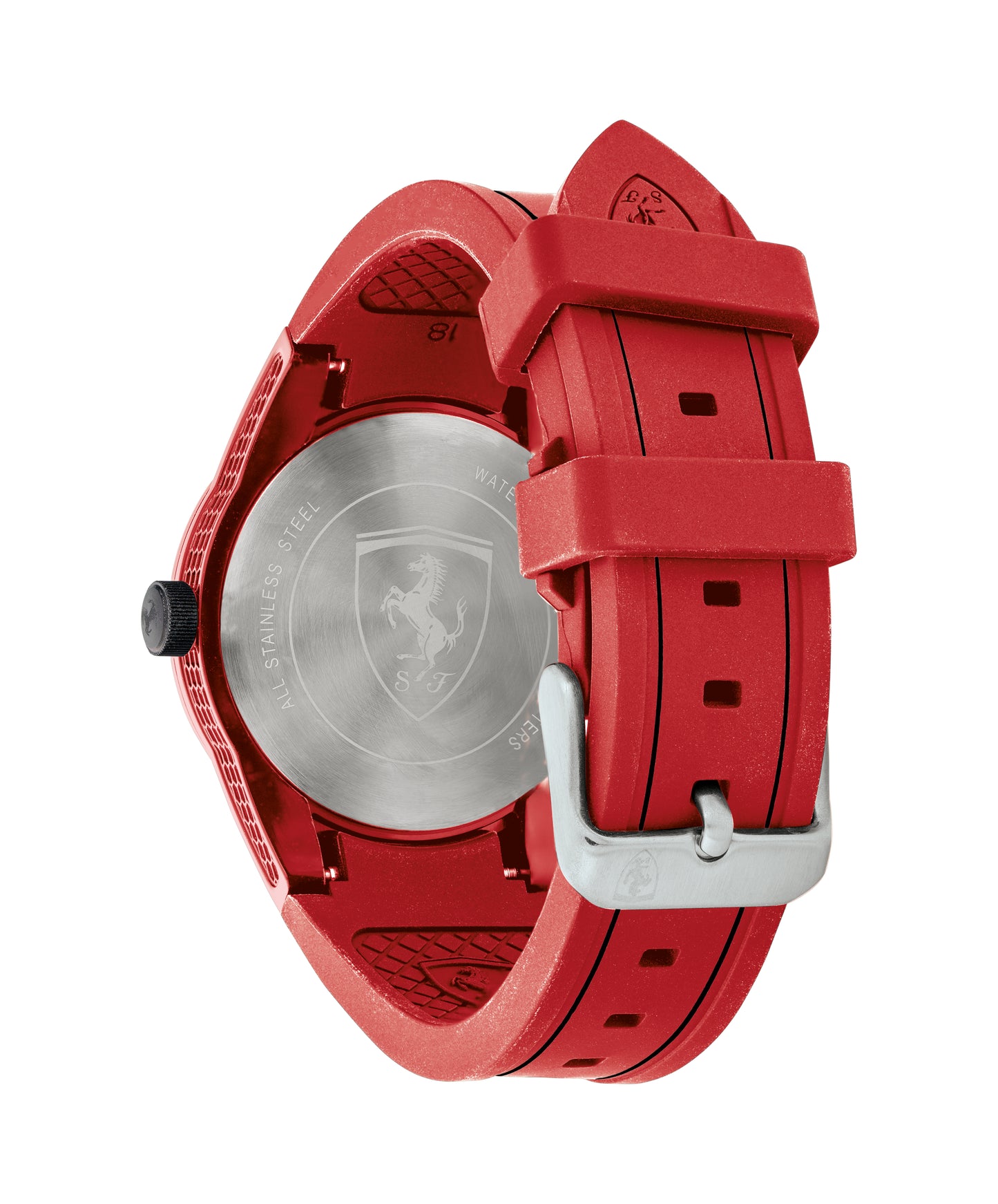 Reloj deportivo Scuderia Ferrari de caucho rojo de Niño
