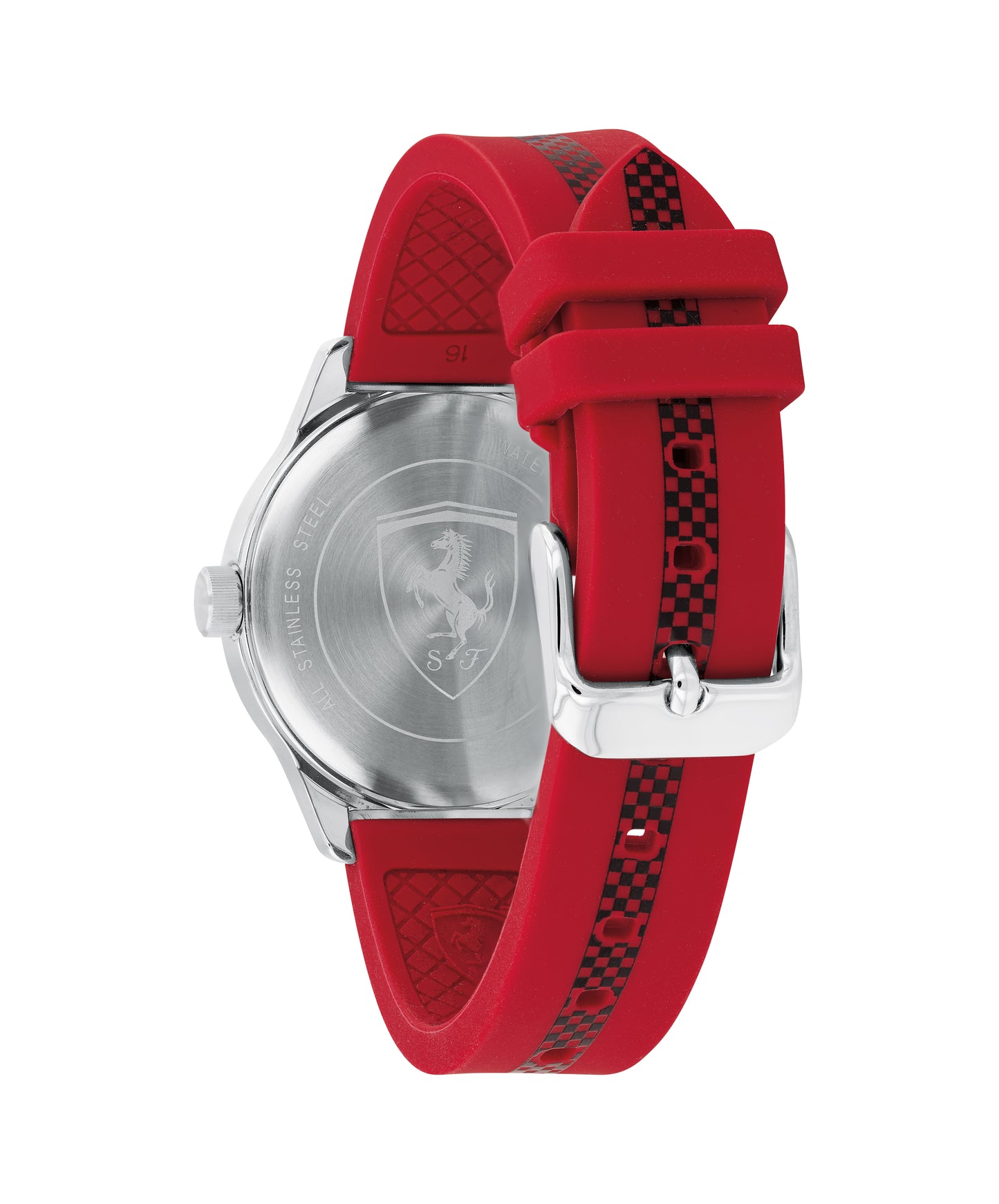 Reloj deportivo Scuderia Ferrari bicolor rojo y detalle en negro de Niño