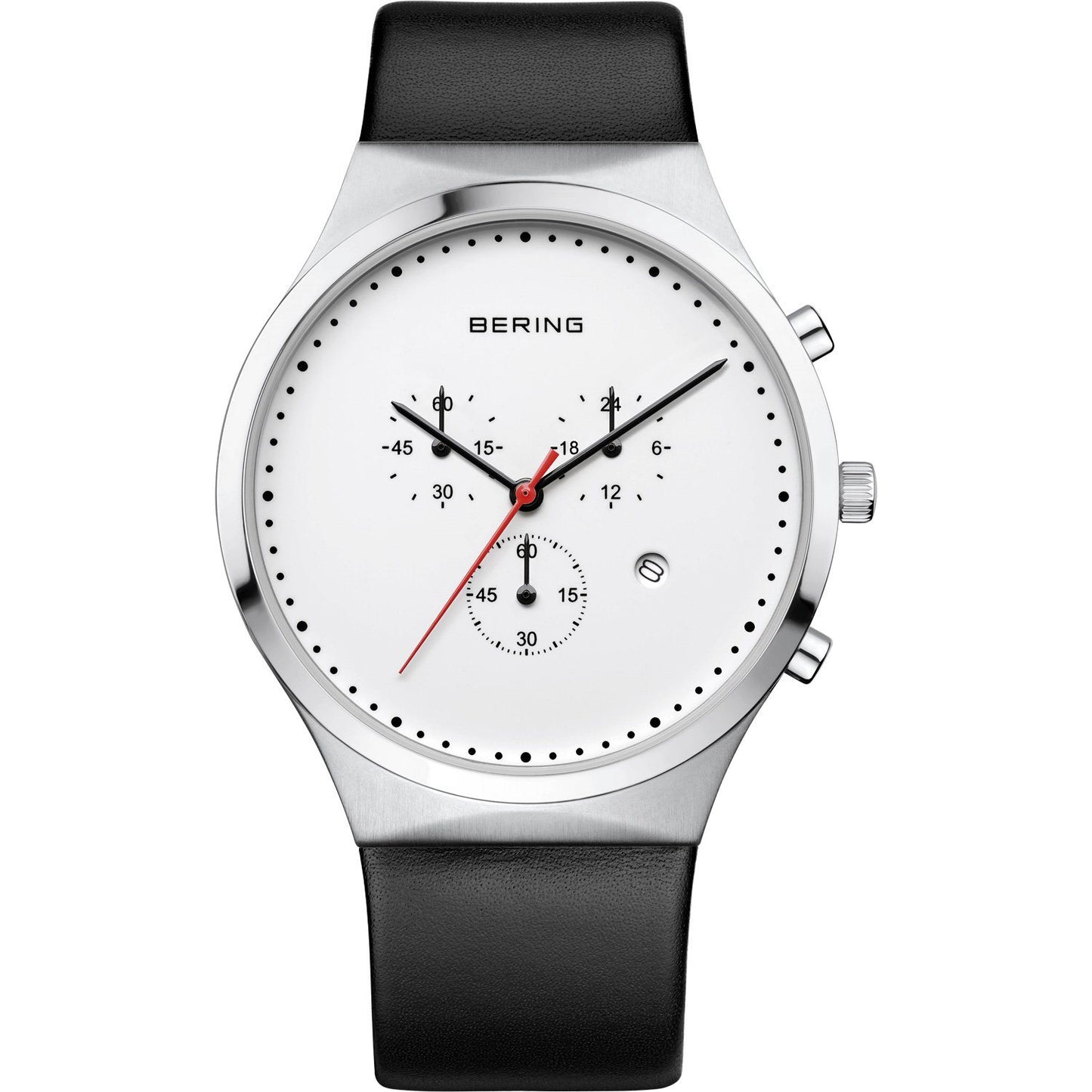Reloj Bering clásico hombre cronografo blanco