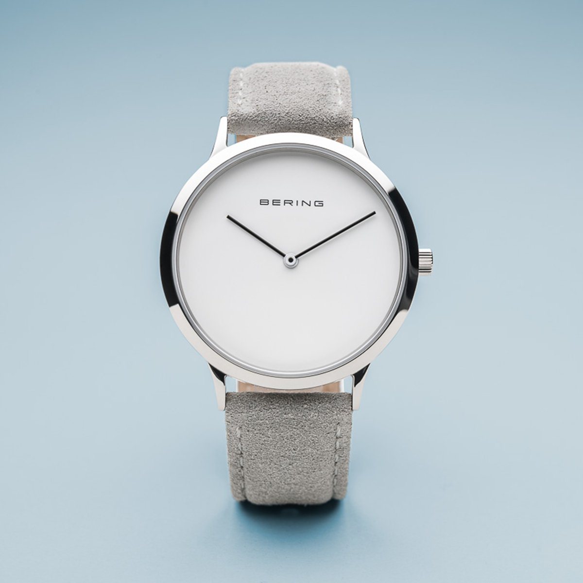 Reloj Bering de mujer Alcantara gris