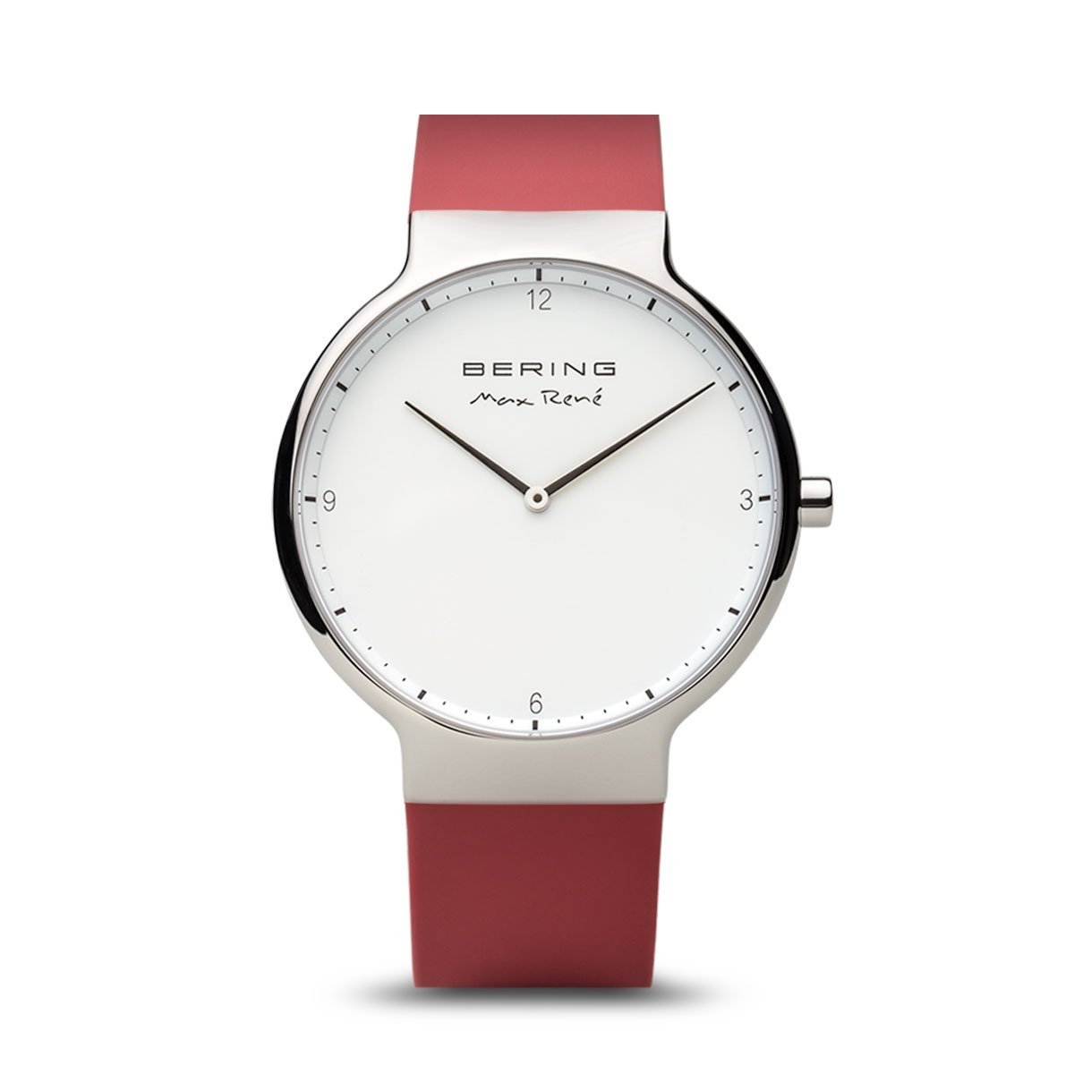 Reloj de unisex Max René rojo con correa de silicona