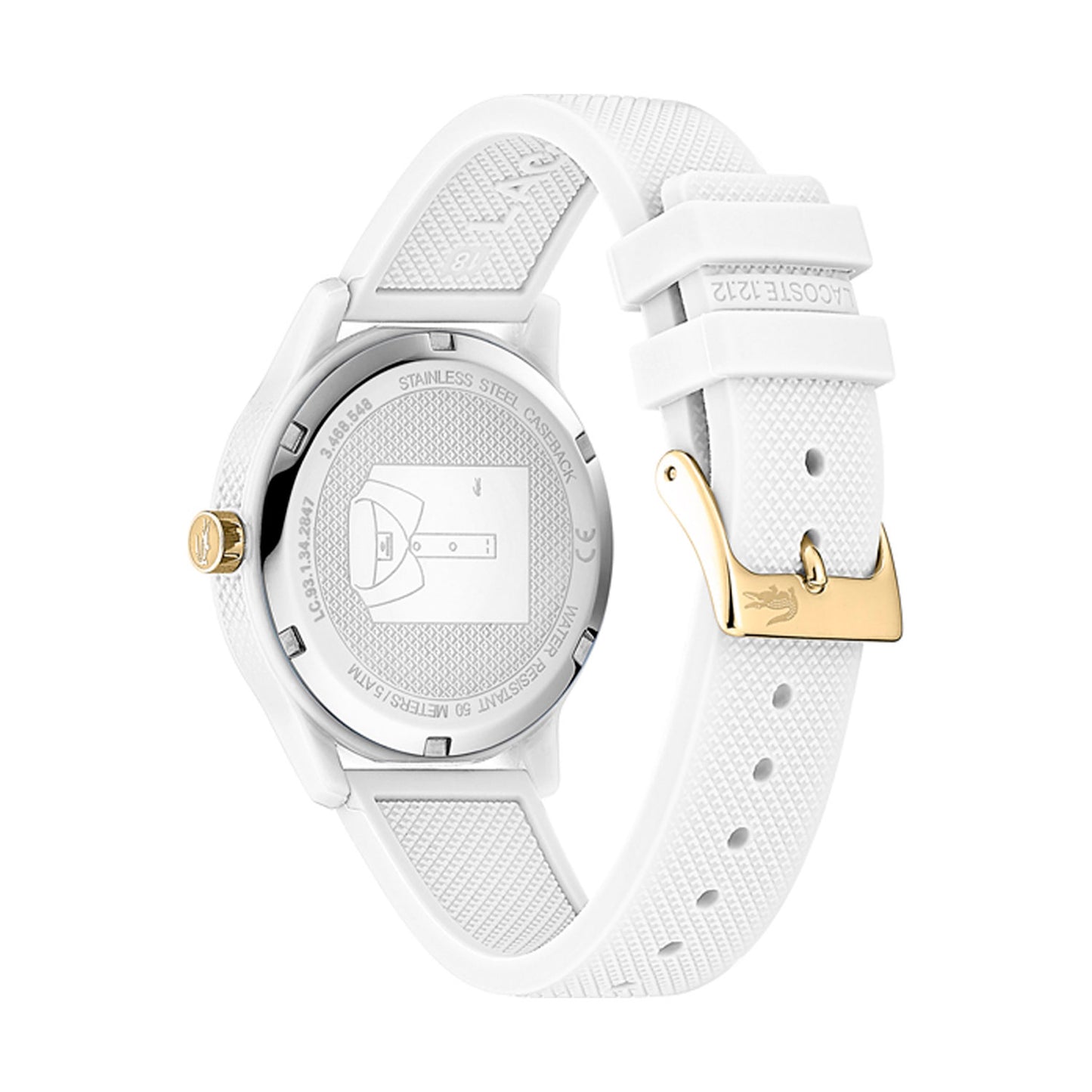 Reloj de mujer Lacoste Watches 2001063 de silicona blanco