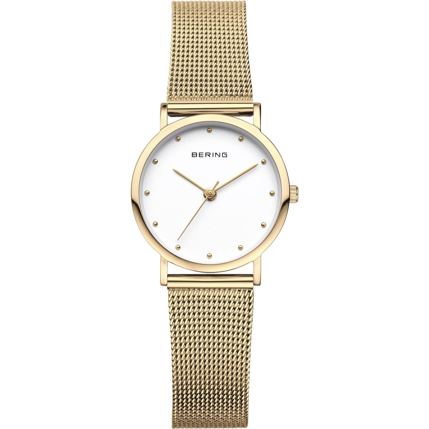 Reloj Bering clásico mujer con malla dorado