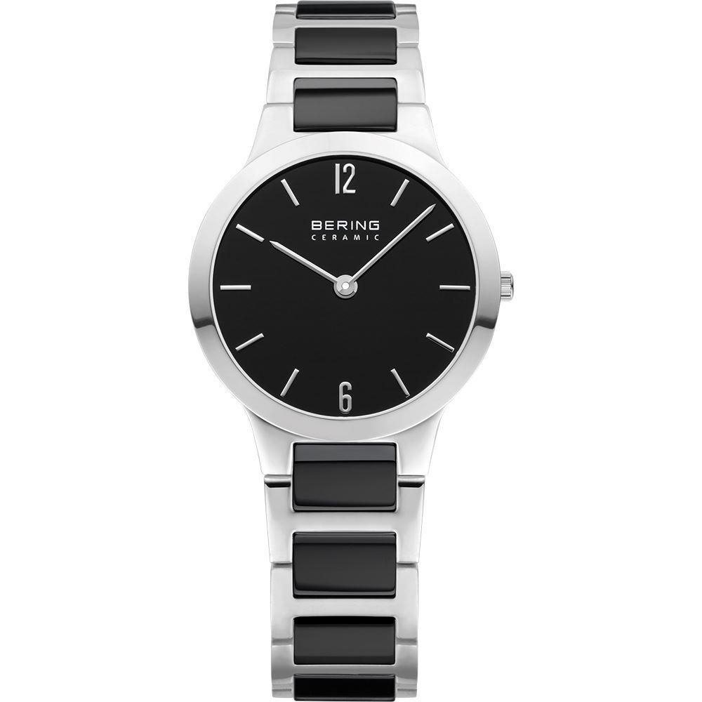 Reloj Bering elegante de mujer cerámica negra
