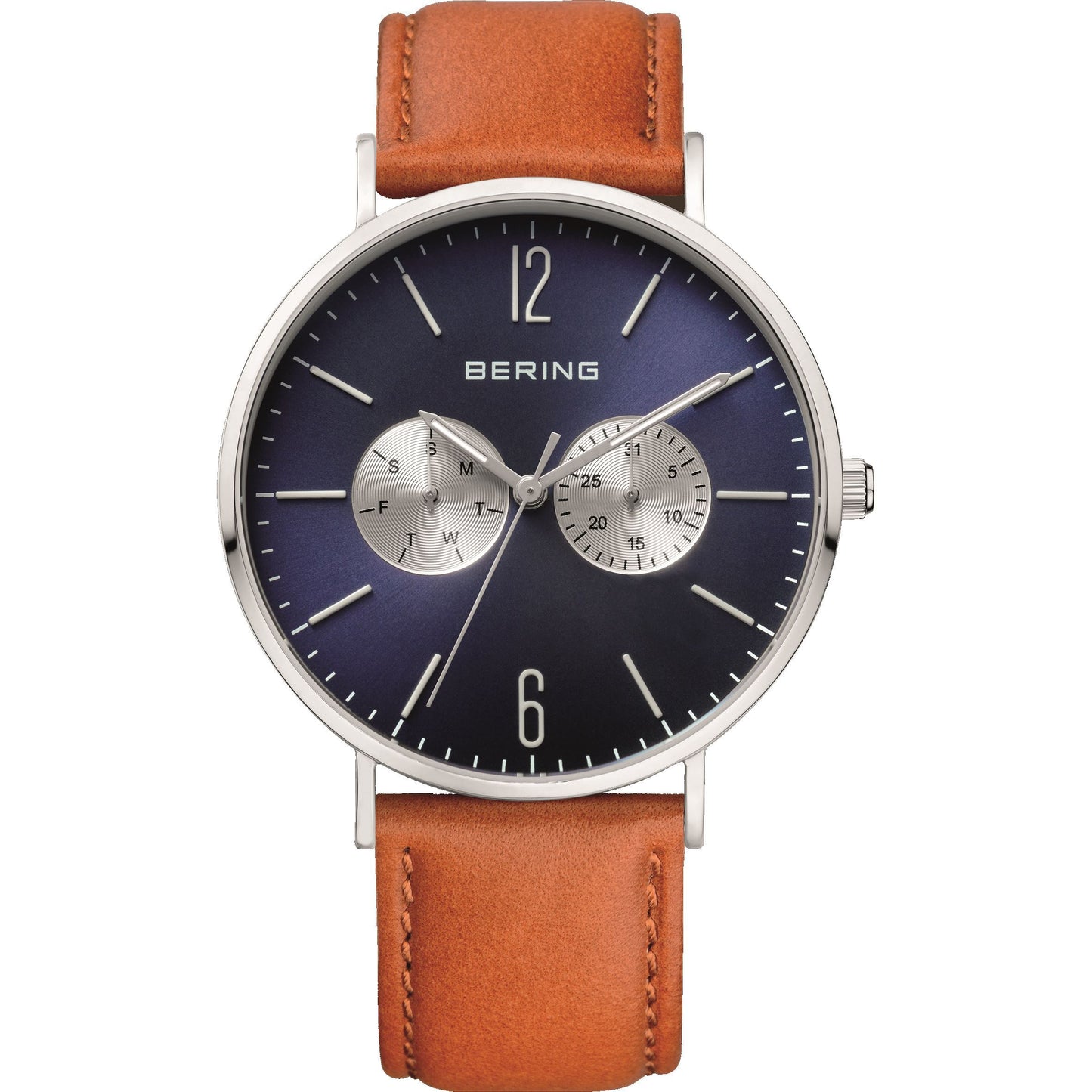 Reloj Bering clásico hombre correa intercambiable azul