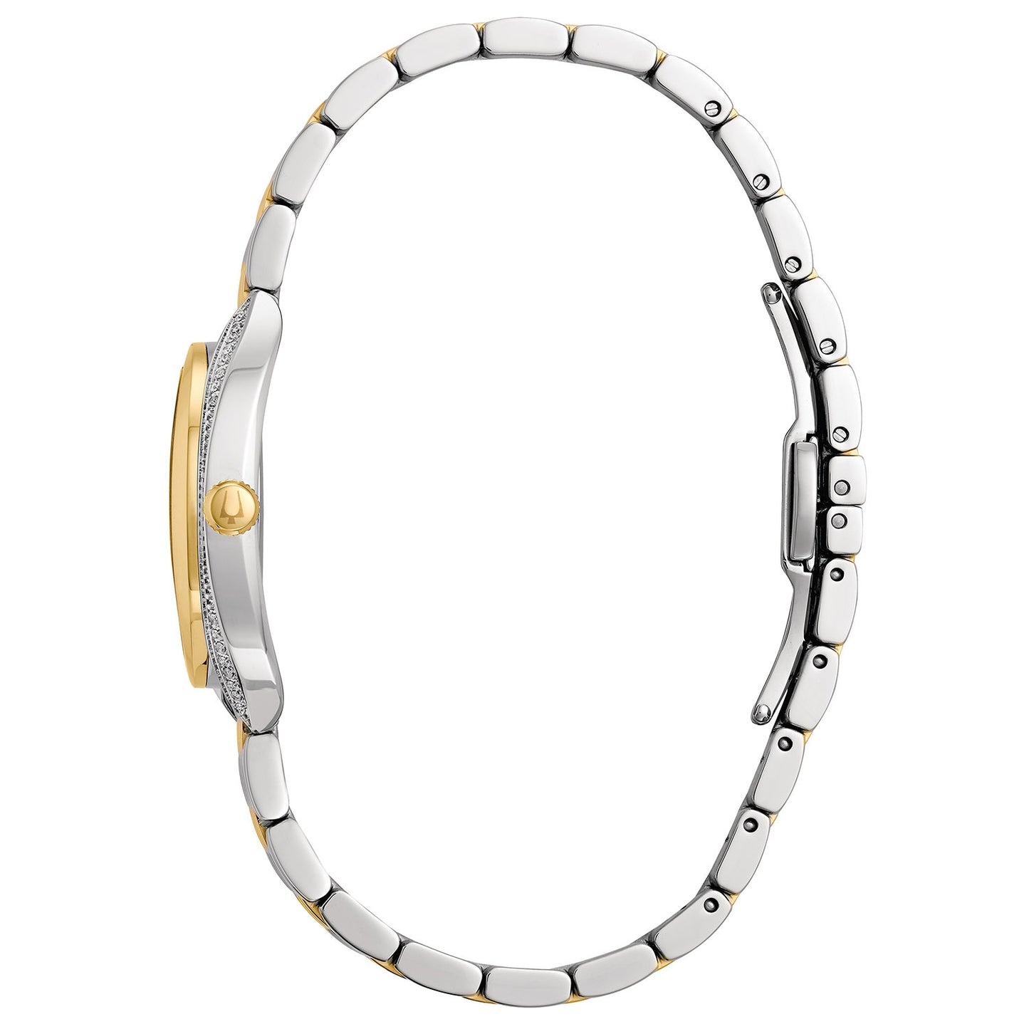 Reloj Diamonds Bulova bicolor con 24 diamantes de Mujer