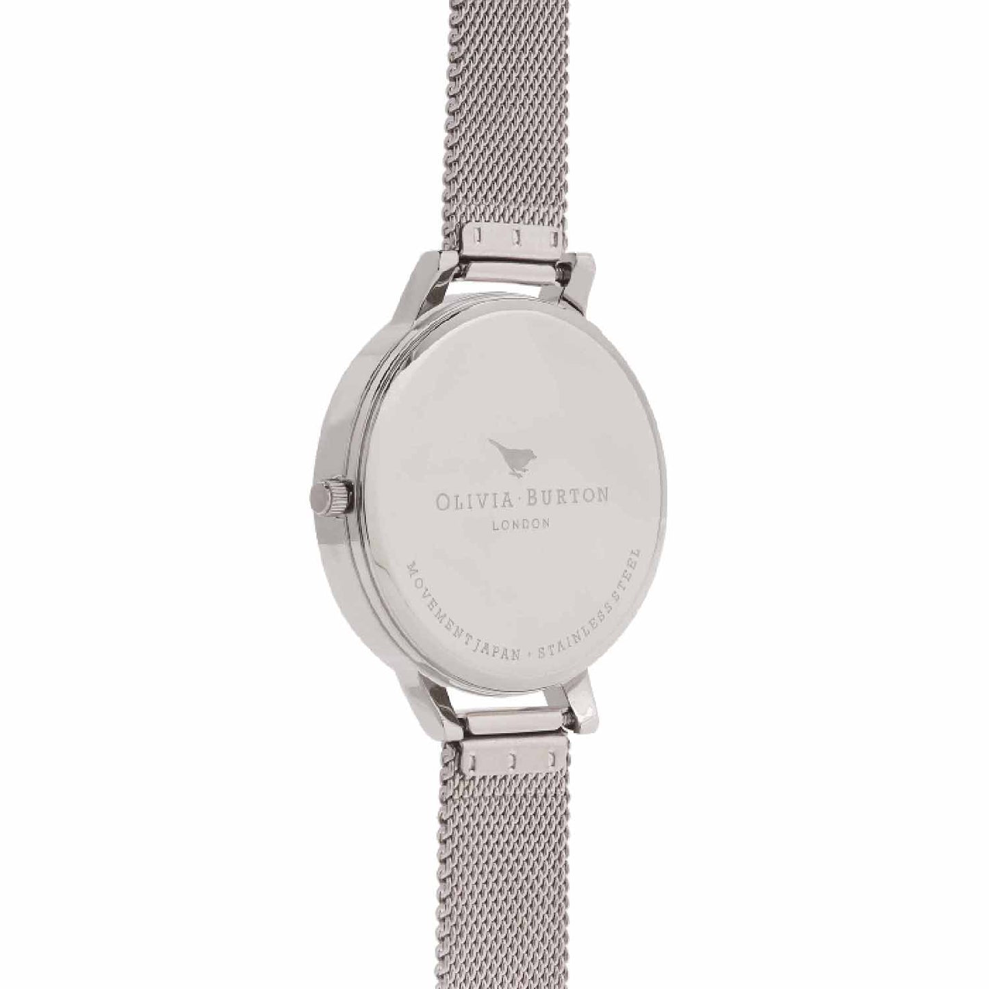 Reloj minimalista Olivia Burton plateado de mujer