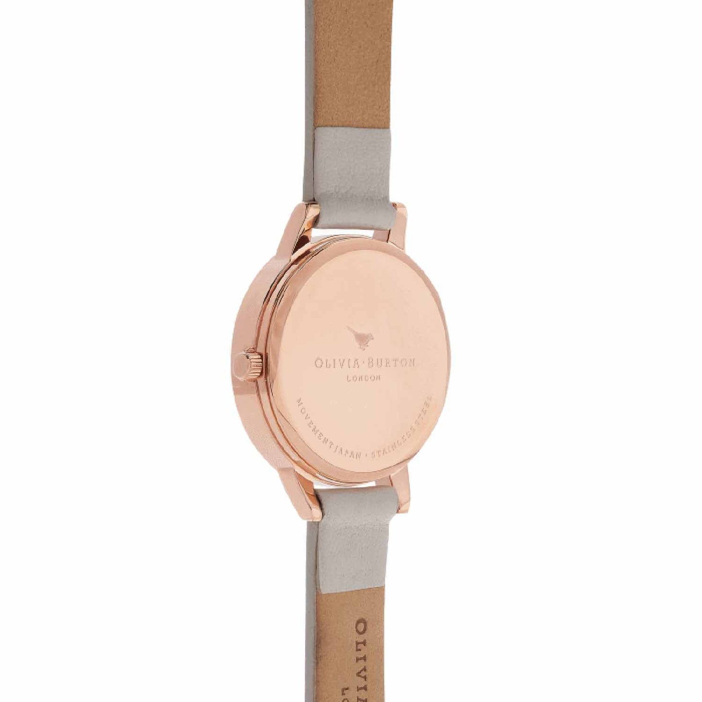 Reloj tendencia Olivia Burton blanco y rosado de mujer