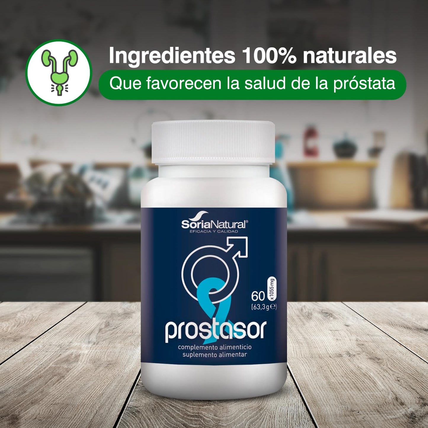 Soria Natural Prostasor 60 comprimidos de 1055 mg.