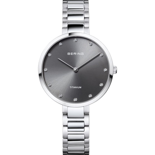 Reloj Bering titanium gris mujer