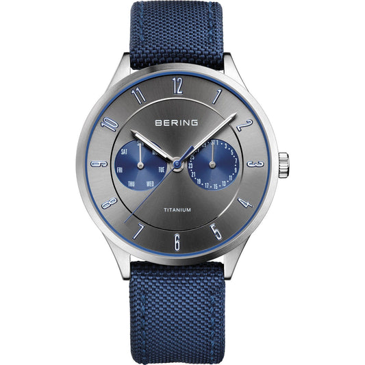 Reloj Bering titanium multifunciÃ³n hombre azul