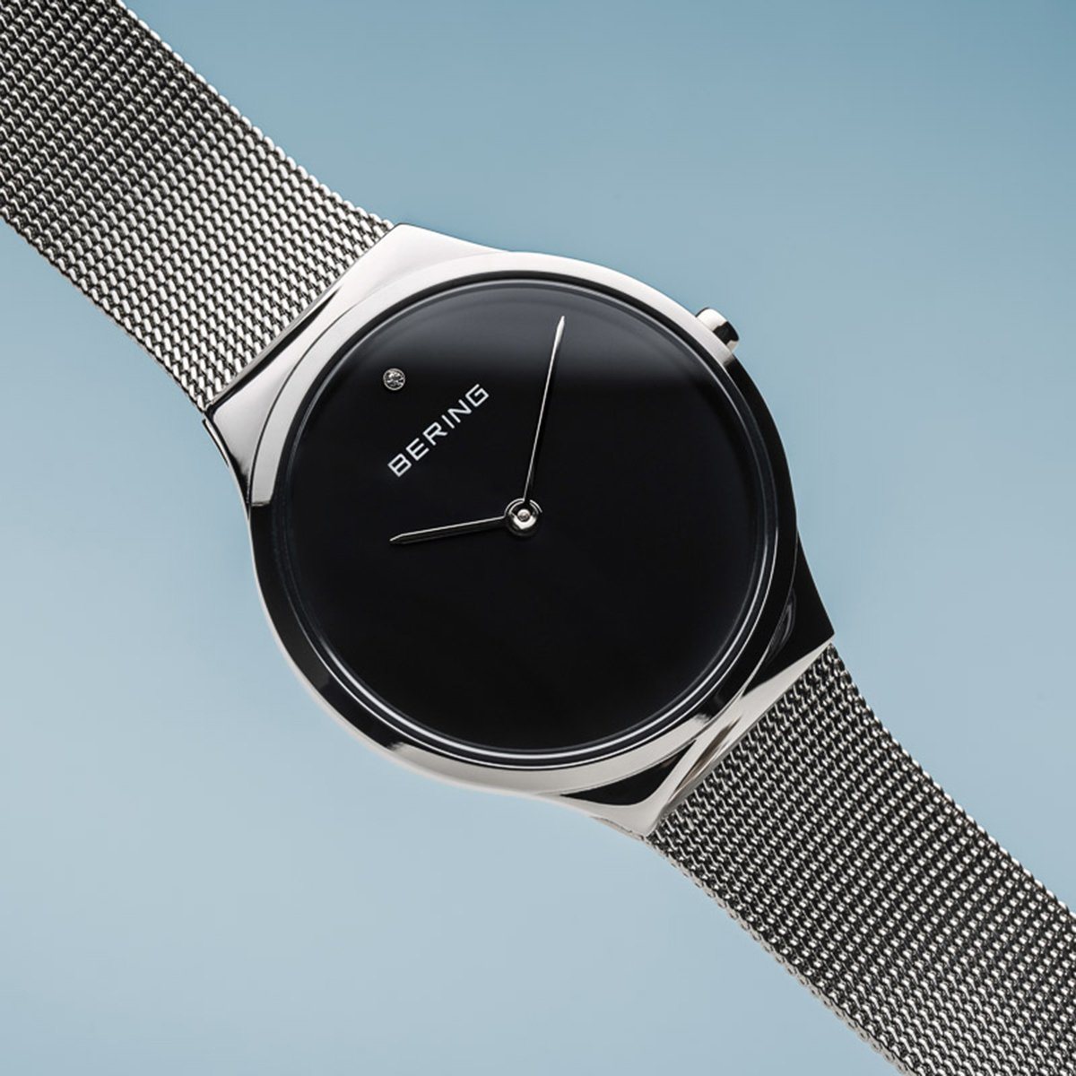 Reloj minimalista mujer esfera negra