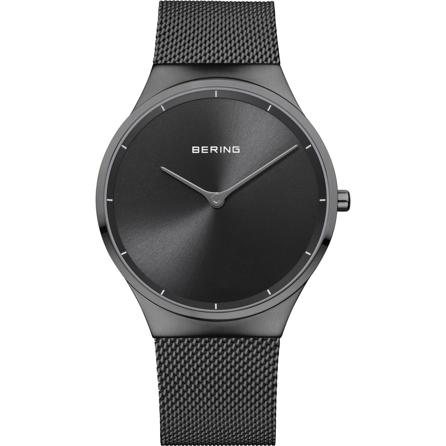 Reloj minimalista unisex malla negro