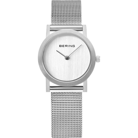 Reloj Bering mujer minimalista plateado pequeño