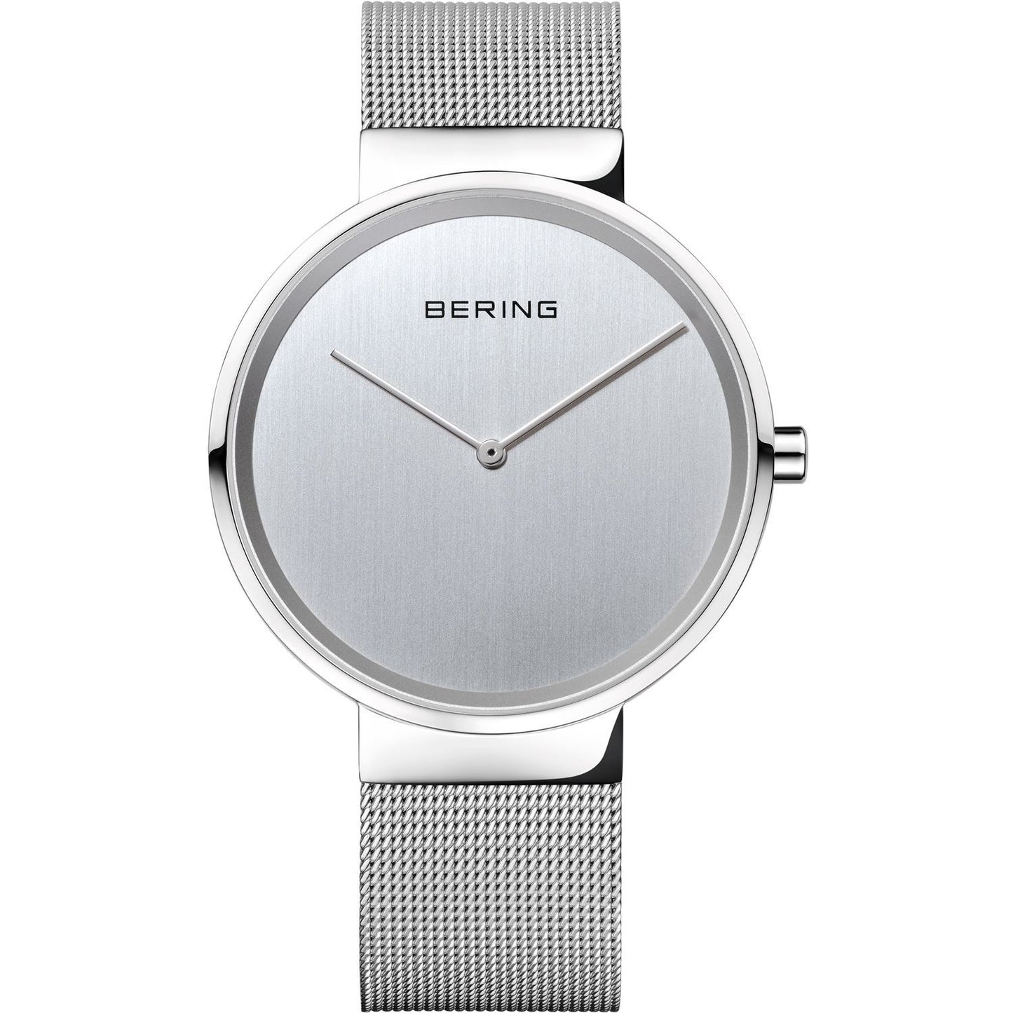 Reloj Bering minimalista plateado de hombre