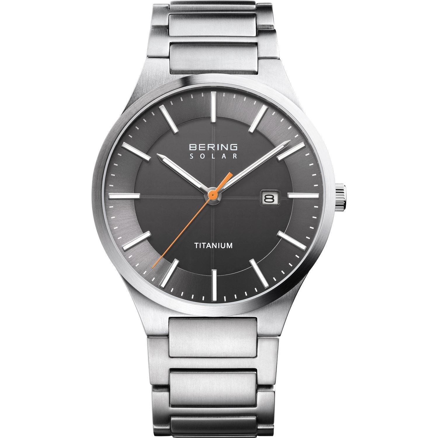 Reloj titanium solar de hombre gris