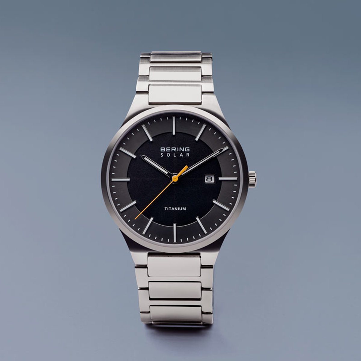 Reloj titanium solar de hombre gris