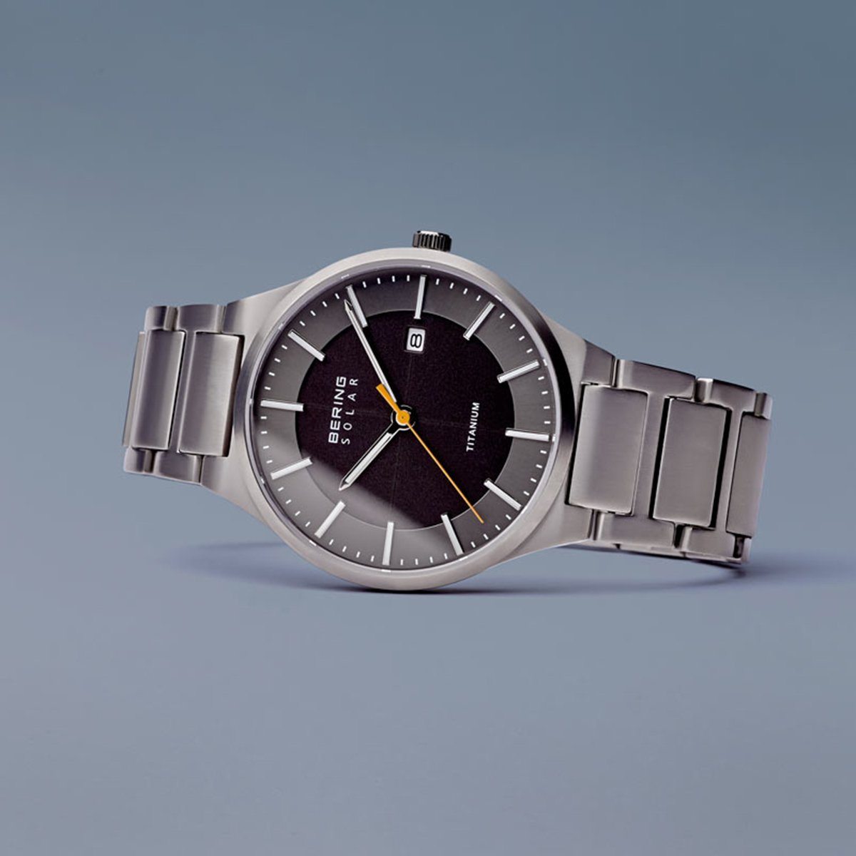 Reloj titanium solar de hombre gris