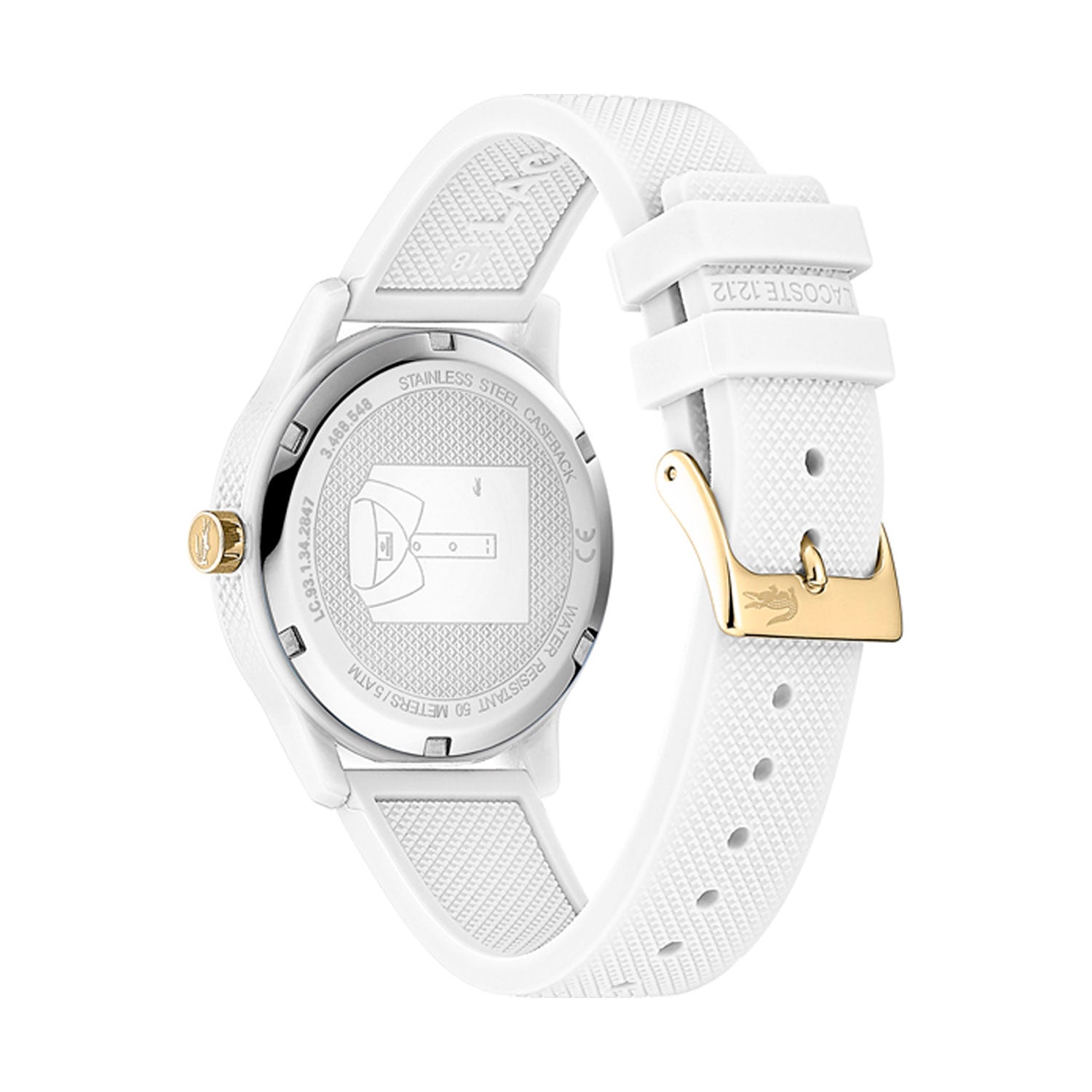 Reloj de mujer Lacoste Watches 2001063 de silicona blanco