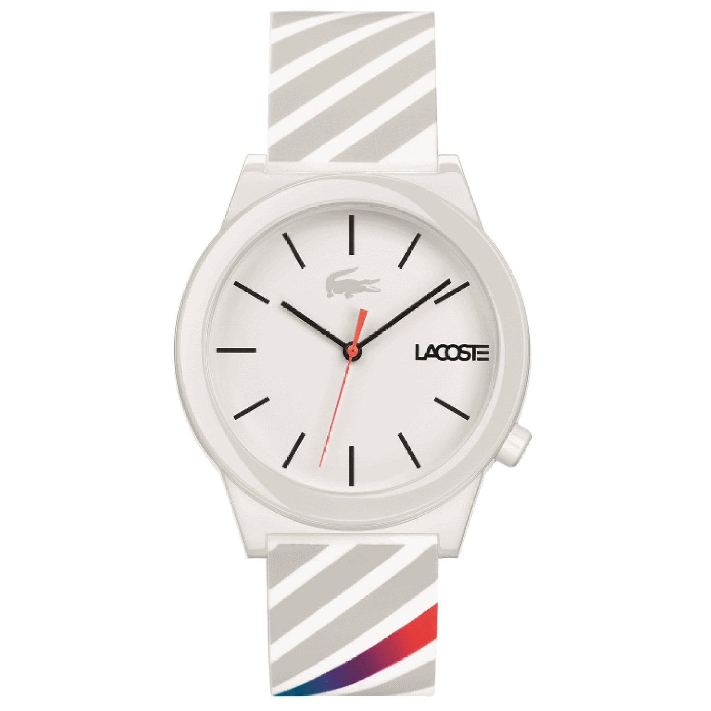 Reloj deportivo Lacoste caja luminiscente blanca de hombre