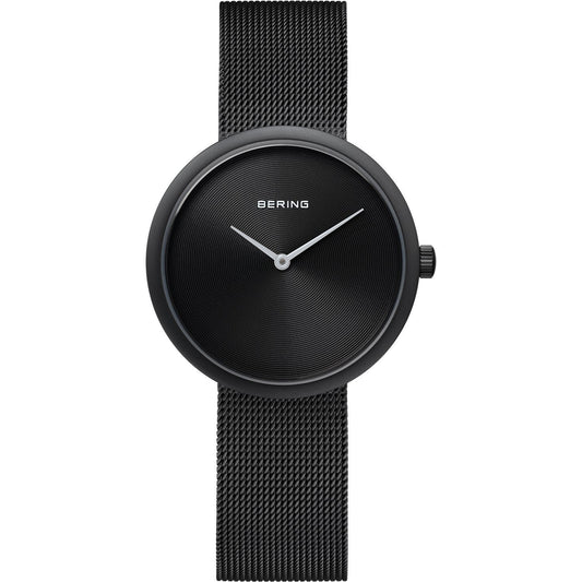 Reloj minimalista mujer de malla negro
