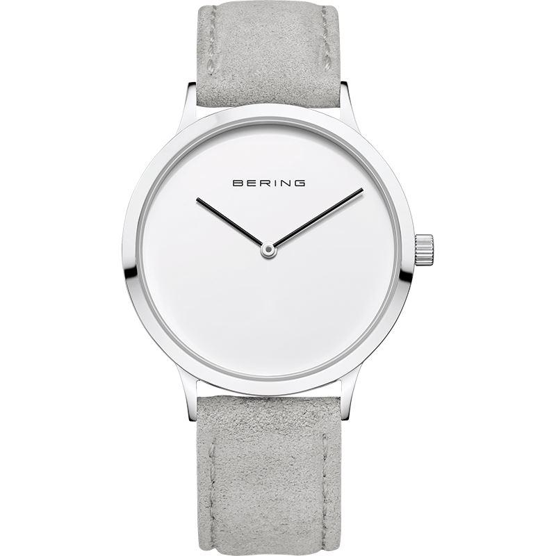 Reloj Bering de mujer Alcantara gris