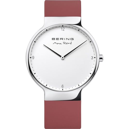 Reloj de unisex Max René rojo con correa de silicona