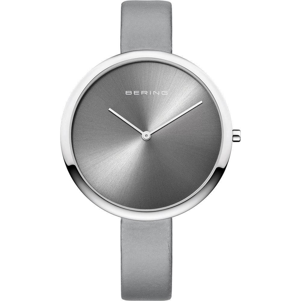 Reloj Bering minimalista mujer plateado