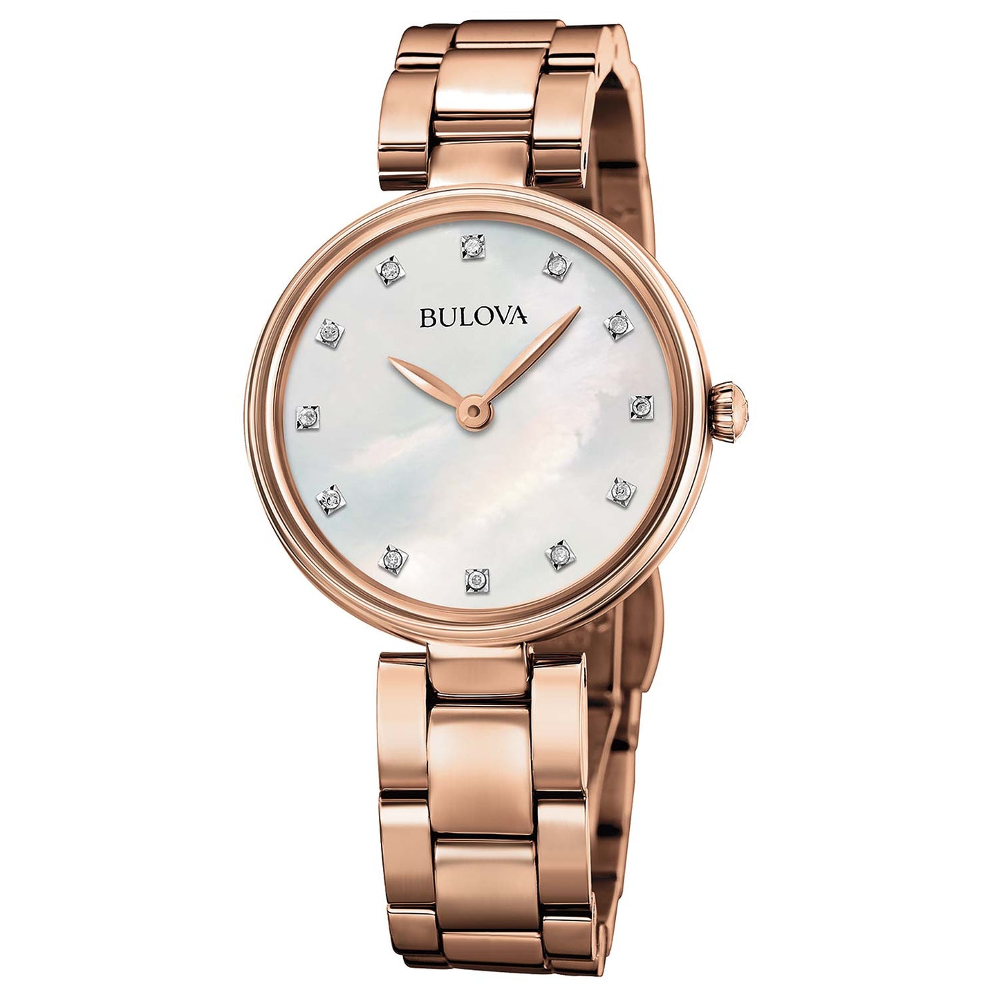 Reloj Diamonds Bulova color oro rosa de Mujer